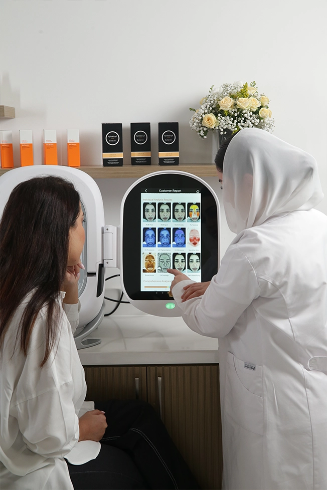 A personalised consultation at Ishraq Clinic